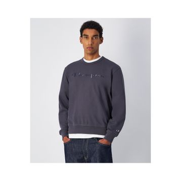 Champion 220784-VS517 Icons Crewneck Gri Erkek Sweatshirt