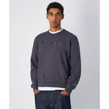 Champion 220784-VS517 Icons Crewneck Gri Erkek Sweatshirt