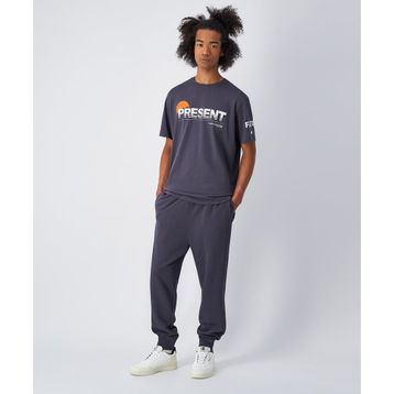 Champion 220787-VS517 Authentic Pants Rib Cuff Pants Gri Erkek Eşofman Altı