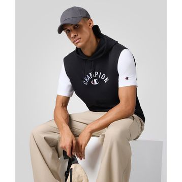 Champion 220797-KK001 Icons Hooded Sleeveless Siyah Erkek Sweatshirt