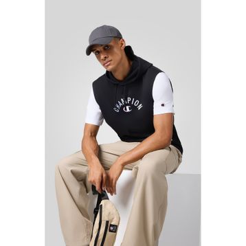 Champion 220797-KK001 Icons Hooded Sleeveless Siyah Erkek Sweatshirt