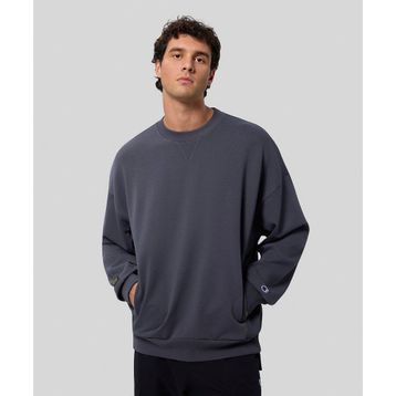 Champion 220920-VS517 Gri Desert Trip Crewneck Erkek Sweatshirt