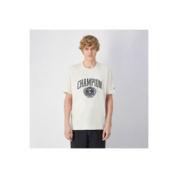 Champion 221174-YS141 Yearbook SS Tee Bej Erkek T-Shirt