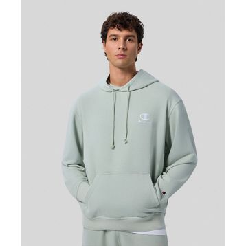 Champion 221176-GS129 Icons Plush Wash Hooded Yeşil Erkek Sweatshirt