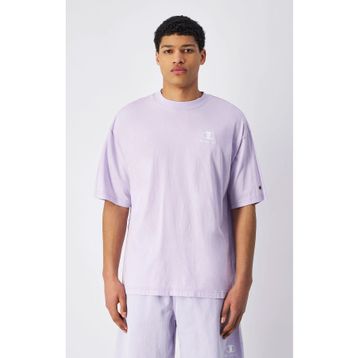 Champion 221257-VS101 Icons Plush Wash Crewneck Mor Erkek T-Shirt