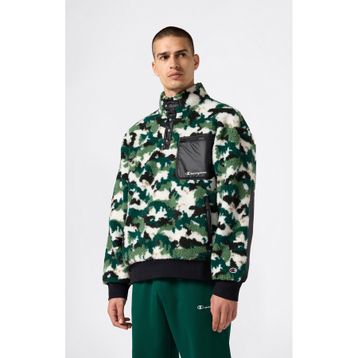 Champion 221644-WL023 Polar Half Zip Top Çok Renkli Erkek Sweatshirt