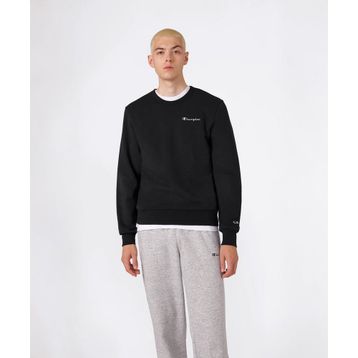 Champion 221792-KK001 Siyah Crewneck Erkek Sweatshirt