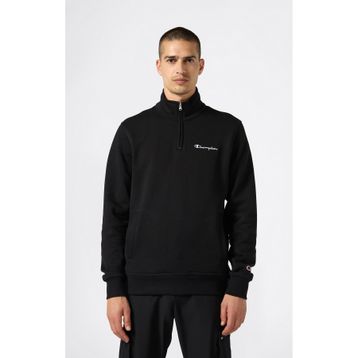 Champion 221797-KK001 Siyah Half Zip Erkek Sweatshirt