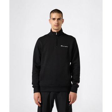 Champion 221797-KK001 Siyah Half Zip Erkek Sweatshirt