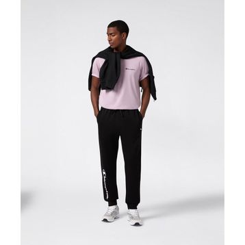 Champion 221812-KK001 Siyah Script Shop Rib Cuff Pants Erkek Eşofman Altı