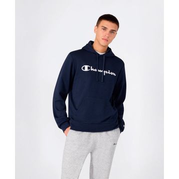 Champion 221917-BS501 Lacivert Script Shop Hooded Erkek Sweatshirt