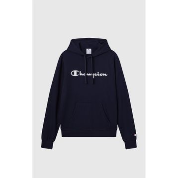 Champion 221917-BS501 Lacivert Script Shop Hooded Erkek Sweatshirt