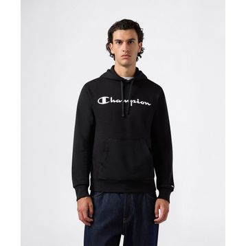Champion 221917-KK001 Siyah Script Shop Hooded Erkek Sweatshirt
