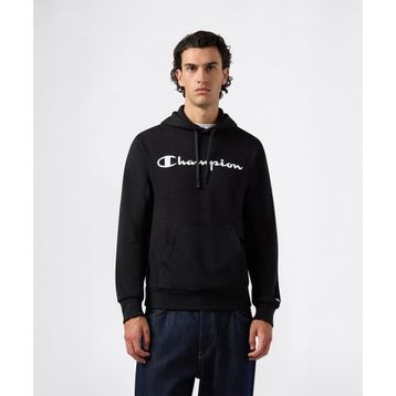 Champion 221917-KK001 Siyah Script Shop Hooded Erkek Sweatshirt