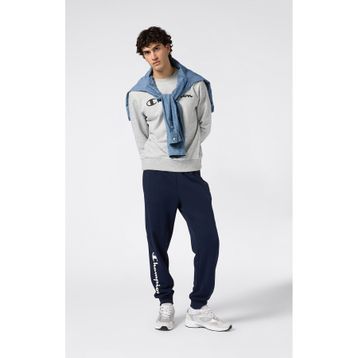 Champion 221920-BS501 Lacivert Script Shop Rib Cuff Pants Erkek Eşofman Altı