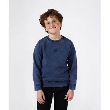 Champion 307278-BS567 Lacivert Icons Wash Crewneck Çocuk Sweatshirt