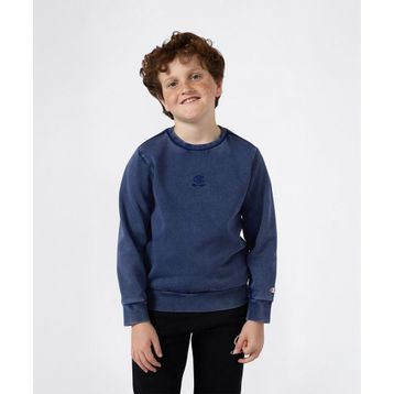 Champion 307278-BS567 Lacivert Icons Wash Crewneck Çocuk Sweatshirt