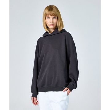 Champion E10001-ES503 Eco Future Hooded Siyah Kadın Sweatshirt