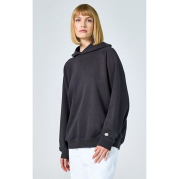 Champion E10001-ES503 Eco Future Hooded Siyah Kadın Sweatshirt