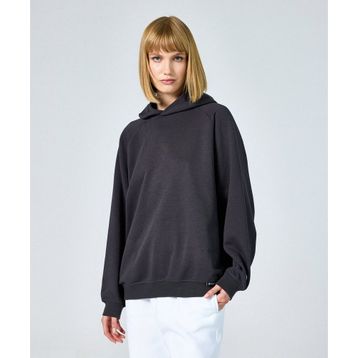 Champion E10001-ES503 Eco Future Hooded Siyah Kadın Sweatshirt