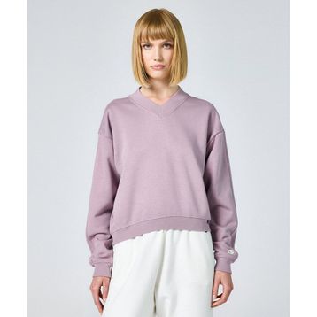 Champion E10007-PS162 Eco Future Crewneck Croptop Mor Kadın Sweatshirt