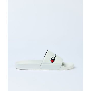 Champion Icons Varsity S11544-WW001 Beyaz Slide Kadın Terlik