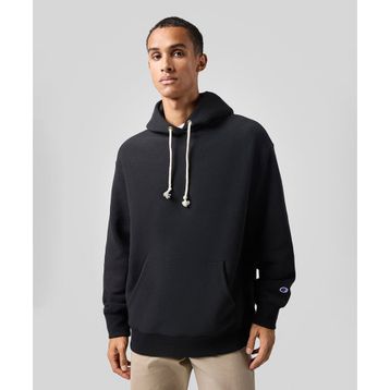 Champion Reverse Weave Core Hooded 220705-KK001 Siyah Erkek Sweatshirt