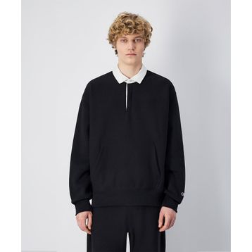 Champion Reverse Weave Core Polo Neck 220760-KK001 Siyah Erkek Sweatshirt