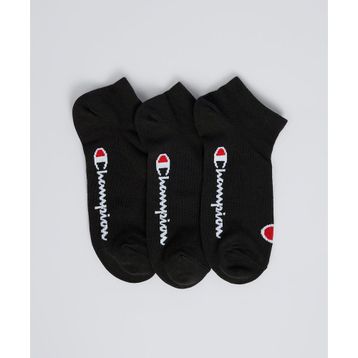 Champion U20100-KK001 Siyah Basics 3pk Sneaker Socks Unısex Çorap