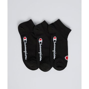 Champion U20100-KK001 Siyah Basics 3pk Sneaker Socks Unısex Çorap
