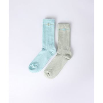 Champion U20122-BS017 Icons 2PK Crew Socks Çok Renkli Erkek Çorap