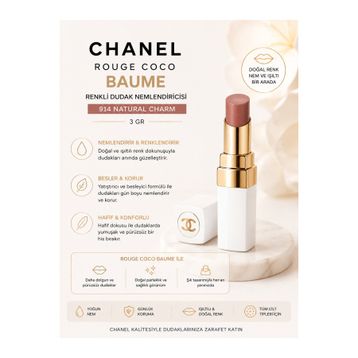 Chanel Rouge Coco Baume 914 Natural Charm Ruj