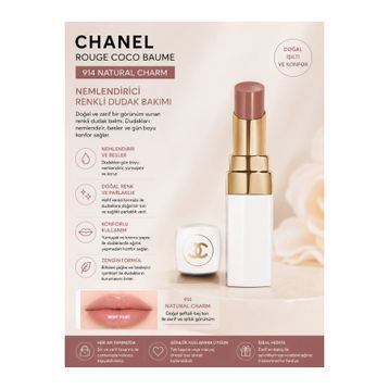 Chanel Rouge Coco Baume 914 Natural Charm Ruj