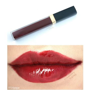 Chanel Rouge Coco Gloss 772 Epique Ruj