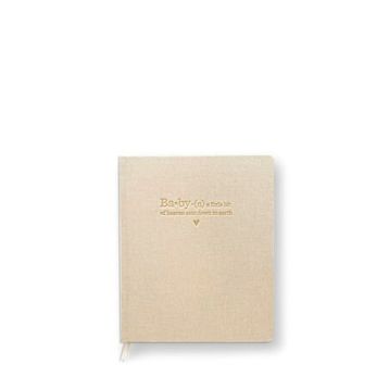 Chapters Keten Linen Bej Bebek Anı Defteri