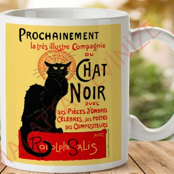 Chat Noir Porselen Kupa Bardak