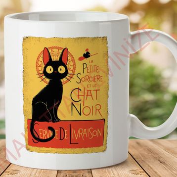 Chat Noir Porselen Kupa Bardak