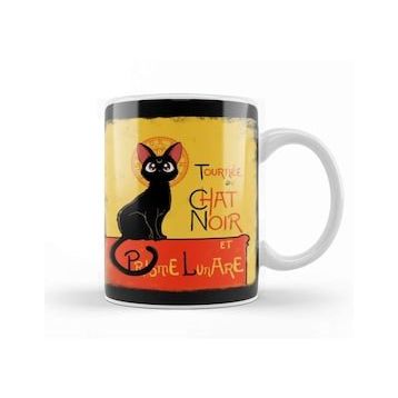 Chat Noir Porselen Kupa Bardak