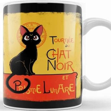 Chat Noir Porselen Kupa Bardak