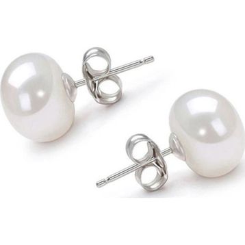 Chavin CE86-6 5-6 mm Gerçek İnci Çelik Kadın Küpe