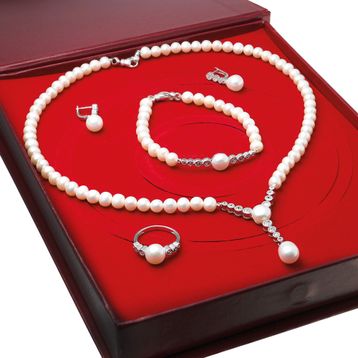 Chavin DS33 İnci Gümüş Set