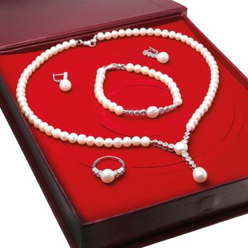 Chavin DS33 İnci Gümüş Set