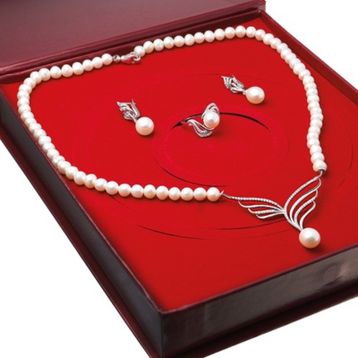 Chavin DS34 İnci Gümüş Set