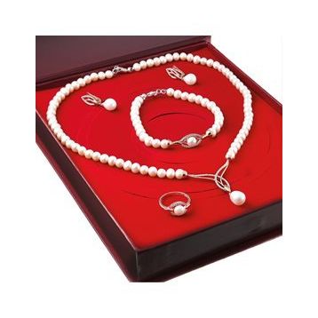 Chavin DS45 İnci Rose Gümüş Set