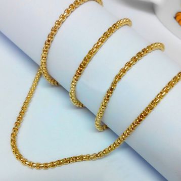 Chavin DS50 Gold Sarı 60 cm 3 mm Erkek Çelik Zincir