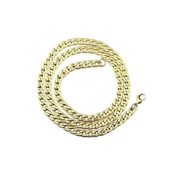 Chavin DU15-7 Figaro Yassı 60 cm 7 mm Çelik Erkek Zincir