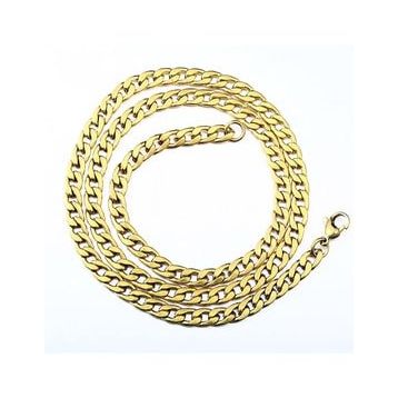 Chavin DU15-7 Figaro Yassı 60 cm 7 mm Çelik Erkek Zincir