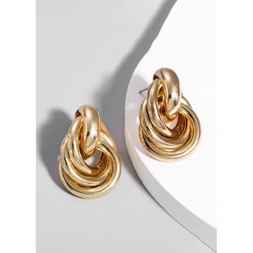 Chavin EV22SR Gold Bijuteri Retro Tarz Kadın Küpe