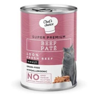 Chef's Choice Pate Lamb Kuzu Etli Tahılsız Ezme 400 gr Kedi Yaş Maması