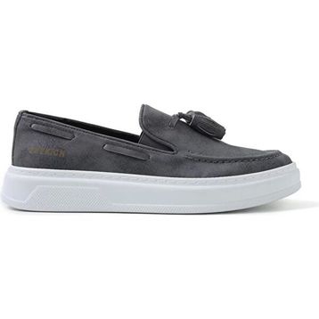 Chekich CH127 Cbt Loafer-X Antrasit Renk Kalın Taban Loafer Model Erkek Klasik Ayakkabı